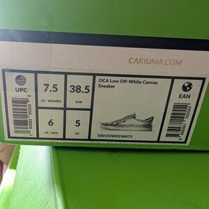 Cariuma OCA Low Off-White Canvas Sneakers